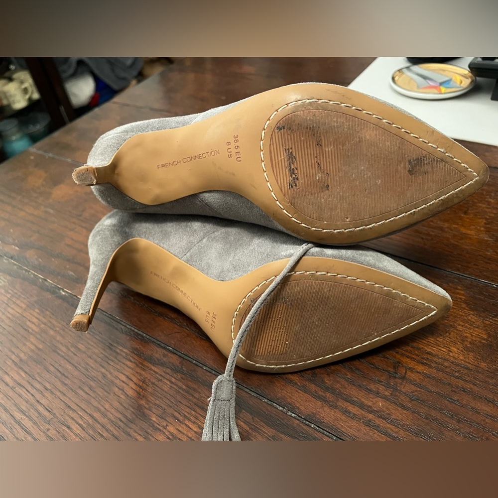 Suede booties - Picture 4 of 7